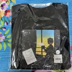 キヨの東キヨドーム キヨ猫Tシャツ黒　夜明け　レディース