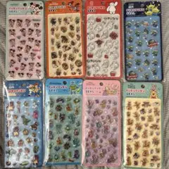 ディズニー ぷくぷくシール 8枚セット