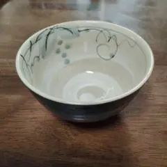 渦巻き模様の茶碗