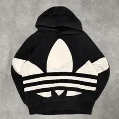 adidas Original トレフォイル パーカー ビックロゴ M