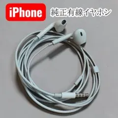 【美品】iPhoneイヤホン　純正品　正規品　付属品3.5mmジャック