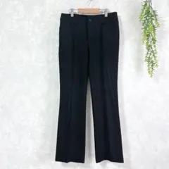 【アルファキュービック】スラックス/センタープレス/M/黒/美脚のサムネイル