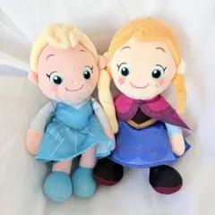 アナと雪の女王 アナ エルサ ぬいぐるみ 洗えるビーンズコレクションのサムネイル
