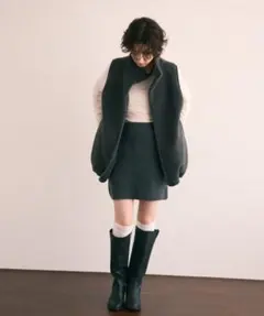 Trish ニットミニスカート