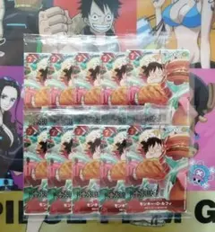 モンキー・D・ルフィ　モスバーガー コラボ ワンピースカードゲーム 10枚