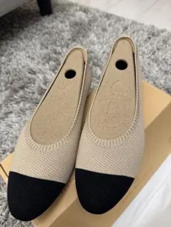 VIVAIA ベージュ/ブラック スリッポン