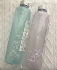 スヌーピー　タイムマーカー付きウォーターボトル　2本