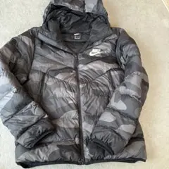 NIKE カモフラージュ柄 ダウンジャケット XL