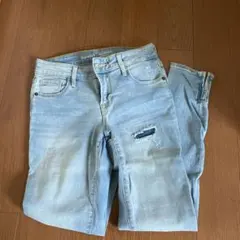 《美品》OLDNABY ストレッチ　スキニーデニム　ダメージ　1 REGULARのサムネイル