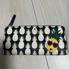 kate spade パイナップル柄 長財布 2026年最新】ケイト・スペード財布パイナップルの人気アイテム - メルカリ