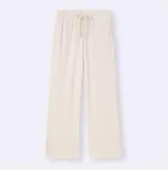 GU リブブルオンパンツ クリーム XS 美品