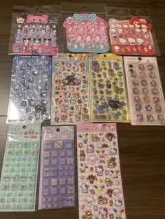 ボンボンドロップシール　もちもちシール　タイルシール　ジュエルプチドロップシール