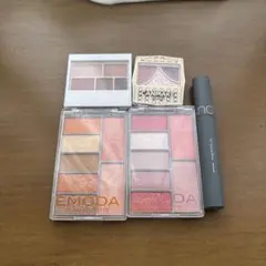 CANMAKE 、EMODA アイシャドウパレット ロンアンドマスカラ　ブラック