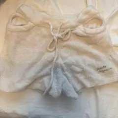 【gelato pique】ジェラピケ　フード付きもこもこルームウェア上下