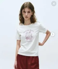 マリテフランソワジルボー　LA VILLE ROSE TEE IVORY 薔薇のサムネイル