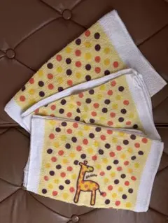 キリン刺繍 フェイスタオル