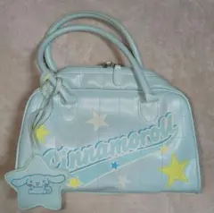 サンリオ　シナモロール キルトバッグ 水色