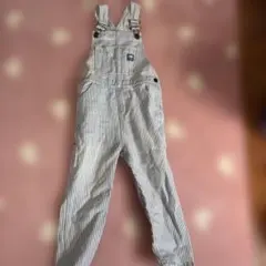 ZARA ストライプ柄オーバーオール 4-5歳