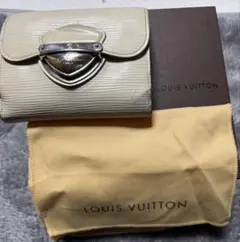 【希少/箱・袋付】ルイヴィトン エピ ポルトフォイユ・コアラ 三つ折り財布 白系