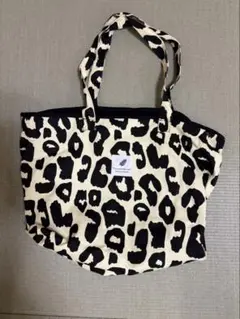 ヒョウ柄トートバッグ