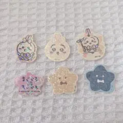 うさぎ 6枚セット 超まじかるちいかわ フレークシール ステッカー ホログラム