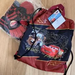 【新品・タグ付】カーズ あったか4点セット ニット帽 手袋 ネックウォーマー 鞄