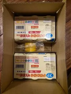 ほほえみ　らくらくミルク　120ml×６缶×2 アタッチメント付き