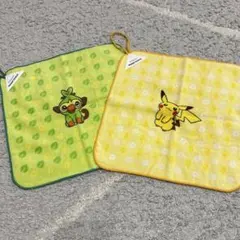 ミスド　ポケモン　ハンドタオル　２枚