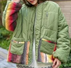 新品未使用　チチカカ　ノーカラージャケット　M