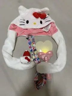 サンリオピューロランド.ハローキティ帽子.ヘアピン.ペンライト
