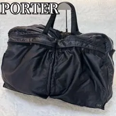 PORTER 2WAY ポーター タンカー ダッフルバッグ ブラック　希少