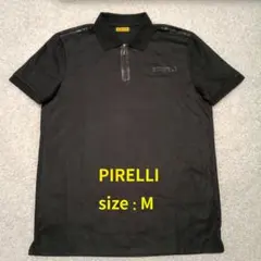 PIRELLI オフィシャル ハーフジップ ポロシャツ ブラック M sizeのサムネイル