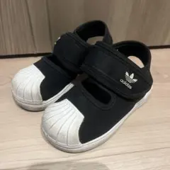 adidas ブラック サンダル 13センチ