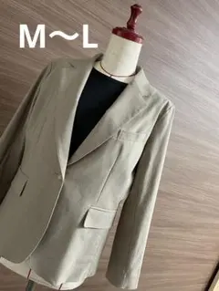 ジャケット　ショートコート　トレンチコート　ベージュ　M〜L 9号　11号