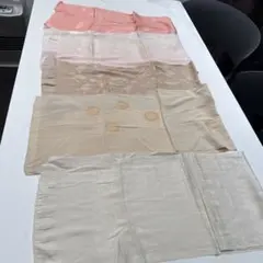 帯揚げセット 5枚 ピンク ベージュ　まとめ売り