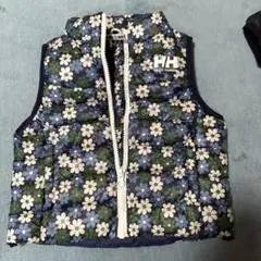 HELly Hansen 花柄ダウンベスト 100