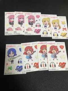 一番くじ　ぼっち・ざ・ろっく！ 特典ステッカー　9枚コンプリートセットのサムネイル