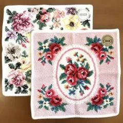 FEILER 花かご刺繍タオルハンカチ 5枚セット　30×30cm FEILER 花かご刺繍タオルハンカチ 5枚セット 30×30cm | Mercari