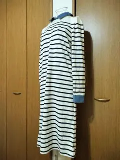 one after another NICE CLAUPボーダー長袖ワンピース