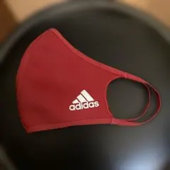 adidas フェイスカバー マスク レッド