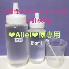 艶 二液性エポキシ クラフトレジン液 600g