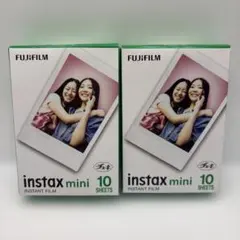 FUJIFILMのinstax miniフィルム、10枚入りが2パック