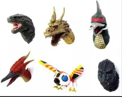一番くじ　ゴジラ　モンスターヘッドマグネット　コンプ