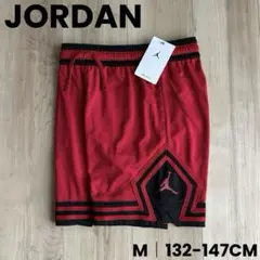 【新品】ジョーダン キッズ バスパン ダイヤモンドショートパンツ 赤 M 140