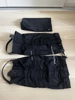 モンベル GORE-TEX イージーフィット ロングスパッツ ゲイター M 黒