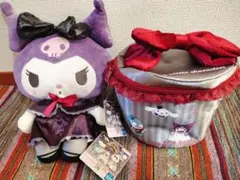 クロミ ぬいぐるみ サンリオ バニティポーチ 2点セット