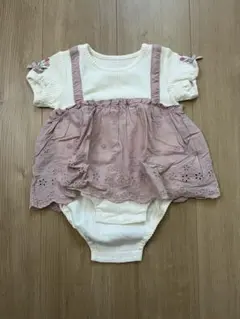 【ベビー服】70cmフリルロンパース