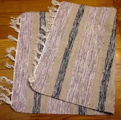 ☆インド製☆コットンラグマット　80cm×50cm 014