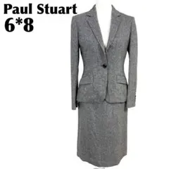 【美品】 Paul Stuart スカートスーツセットアップ 6/8 グレーのサムネイル