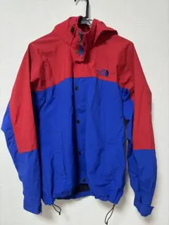THE NORTH FACE ナイロンジャケット レッド/ブルー